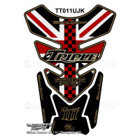 Motografix 3D Gel Tank Pad Protector passend für Triumph Triple Racing TT011UJK Motografix 3D Gel Tank Pad Protector passend für Triumph Triple Racing TT011UJK