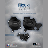 GB Racing Motor Protektor Set passend für Suzuki SV 650 / SV 650 X GB Racing Motor Protektor Set passend für Suzuki SV 650 / SV 650 X