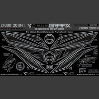 Motografix Steinschlagschutz Set passend für Kawasaki Z 1000 2010-2013 Motografix Steinschlagschutz Set passend für Kawasaki Z 1000 2010-2013