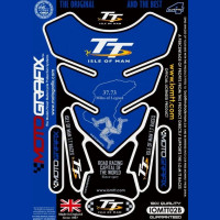 Motografix Isle Of Man TT Races Official Licensed 3D Gel Tank Pad Protector IOMTT02B Motografix Isle Of Man TT Races Official Licensed 3D Gel Tank Pad Protector IOMTT02B