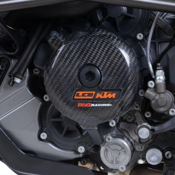 R&G Carbon Kevlar Alternator Case Slider KTM 1050 / 1290 Adventure / Super Duke GT