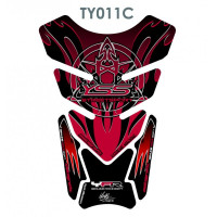 Motografix 3D Gel Tank Pad Protector TY011C passend für Yamaha Streetsport Metallic Claret Motografix 3D Gel Tank Pad Protector TY011C passend für Yamaha Streetsport Metallic Claret