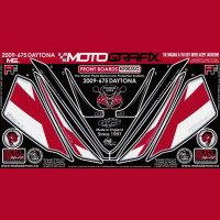 Motografix Stone Chip Protection front Triumph Daytona 675 2009-2012 NT003SG Motografix Stone Chip Protection front Triumph Daytona 675 2009-2012 NT003SG