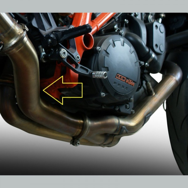 Ktm Superduke 1290 R 2014-2016, Decatalizzatore, Decat pipe Fits both original silencers and GPR pi