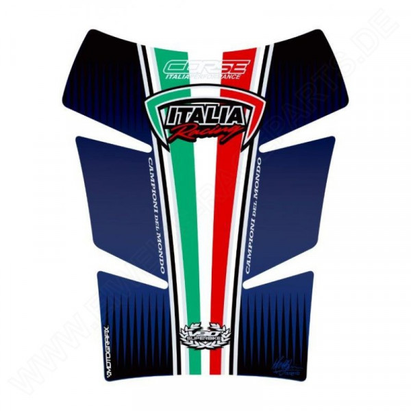 Ducati Corse V90° Motografix 3D Gel Tank Pad Protector TD008B