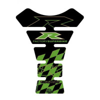 Motografix Kawasaki ZX- 6 / 7 / 10 R 3D Gel Quad Tank Pad Protector TK005KG Motografix Kawasaki ZX- 6 / 7 / 10 R 3D Gel Quad Tank Pad Protector TK005KG