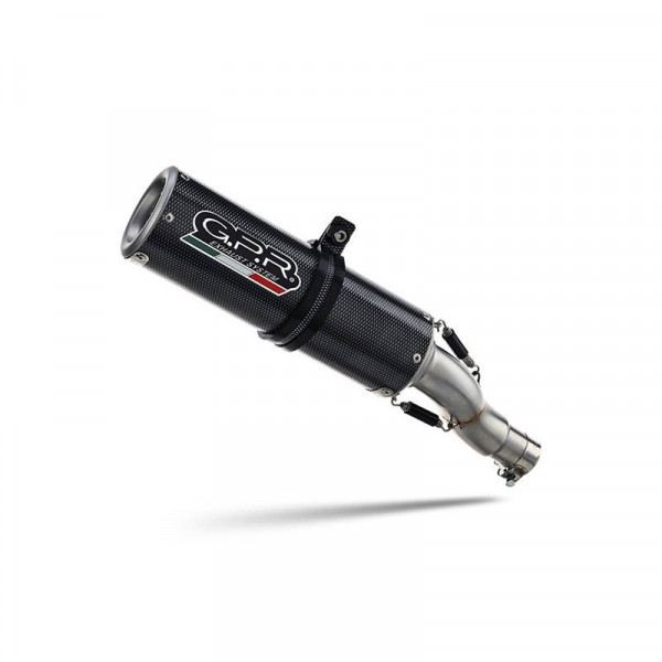 Kawasaki Versys 650 2006-2014, M3 Poppy , Homologated legal slip-on exhaust including removable db k
