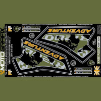 Motografix Tankschutz Knie Pads passend für BMW R1200 GS Adventure 2014 Motografix Tankschutz Knie Pads passend für BMW R1200 GS Adventure 2014