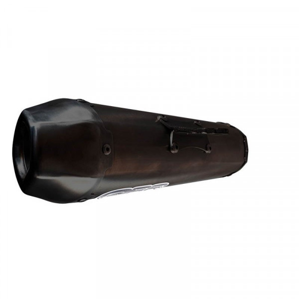 Voge SR4 Max T 2023-2024, Pentaroad Black, Homologated legal slip-on exhaust including removable db