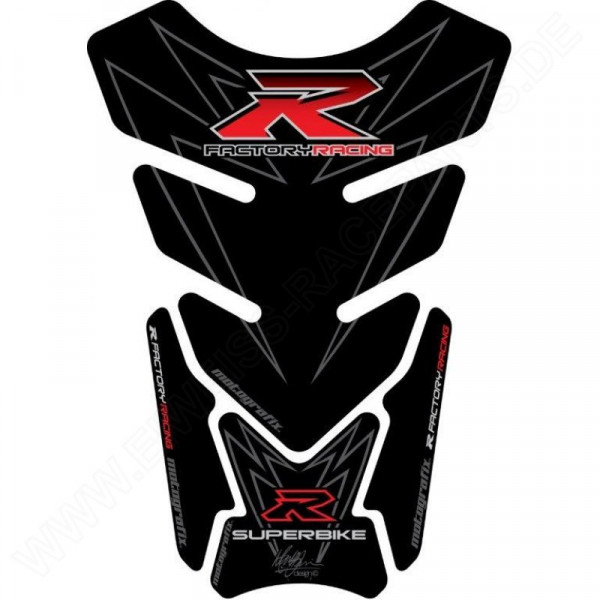 Motografix Suzuki GSX-R 600 750 1000 3D Gel Tank Pad Protector TS016K