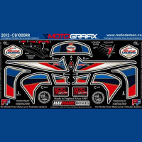 Motografix Stone Chip Protection tail Honda CBR 1000 RR 2012- RH014LEG Motografix Stone Chip Protection tail Honda CBR 1000 RR 2012- RH014LEG