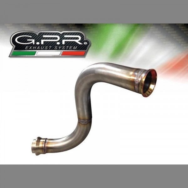 GPR Exhaust für Ktm Duke 125 2021-2023, Decatalizzatore, Decat pipe