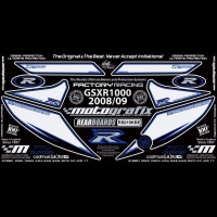 Motografix Stone Chip Protection tail Suzuki GSX-R 1000 2009- RS019KBE Motografix Stone Chip Protection tail Suzuki GSX-R 1000 2009- RS019KBE