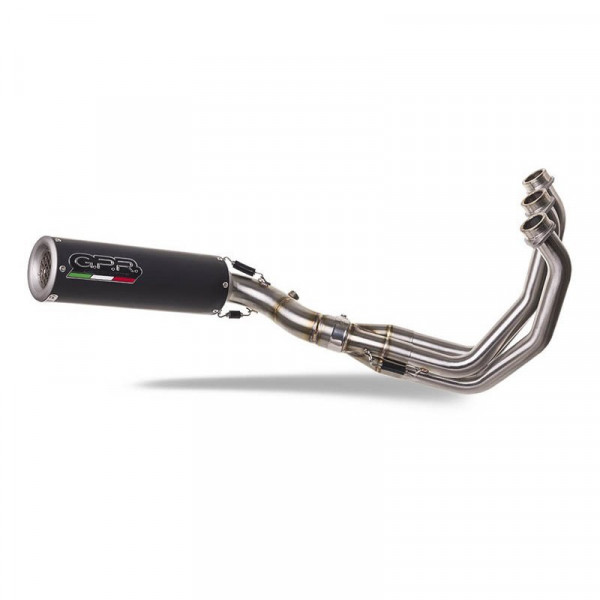 Yamaha Tracer 900 GT 2018-2020, M3 Black Titanium, Homologated legal full system exhaust, including