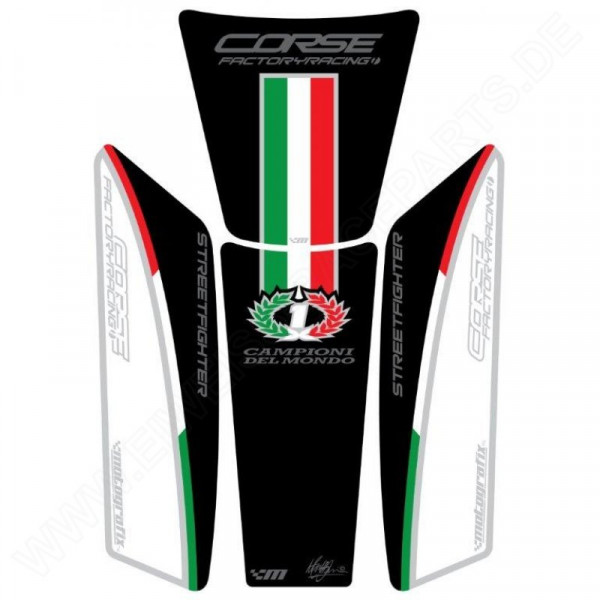 Ducati Streetfighter Motografix 3D Gel Tank Pad Protector TDSFW