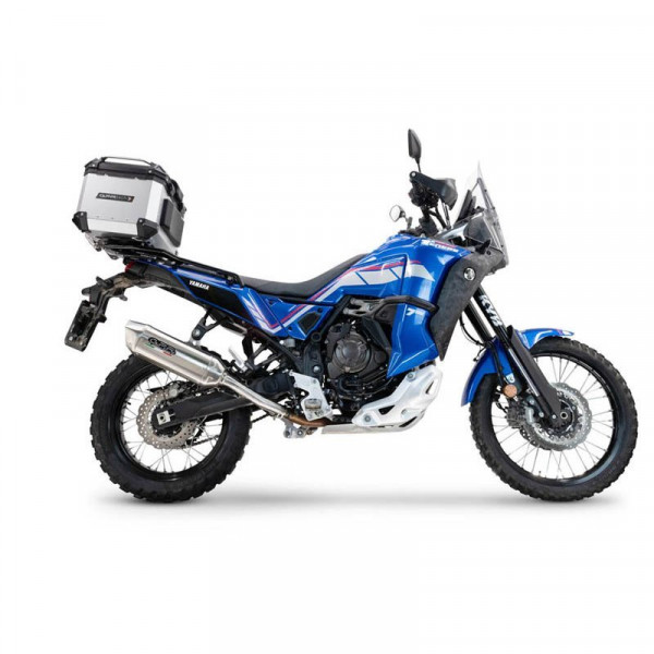 Yamaha Tenere 700 2021-2024, Furore-X Acciaio Inox, Homologated legal slip-on exhaust including remo