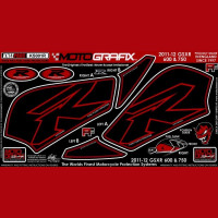 Motografix Fuel Tank Guard Knee Pads SUZUKI GSX-R 750 / 600 2011- KS001R Motografix Fuel Tank Guard Knee Pads SUZUKI GSX-R 750 / 600 2011- KS001R