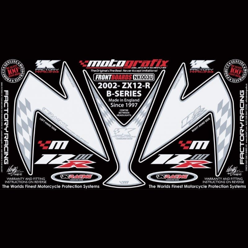 Motografix Stone Chip Protection front Kawasaki ZX-12 R