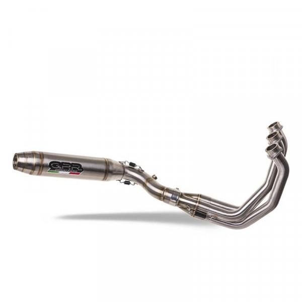 GPR Exhaust für Triumph Trident 660 2021-2024, Deeptone Inox, Racing full system exhaust