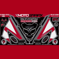 Motografix Steinschlagschutz Set passend für Triumph Daytona 675 2006-2008 Motografix Steinschlagschutz Set passend für Triumph Daytona 675 2006-2008