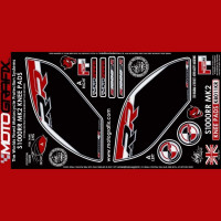 Motografix Fuel Tank Guard Knee Pads fits BMW S 1000 RR 2015-2016 Motografix Fuel Tank Guard Knee Pads fits BMW S 1000 RR 2015-2016