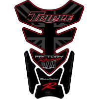 Motografix Triumph Triple Racing 3D Gel Tank Pad Protector TT014KR Motografix Triumph Triple Racing 3D Gel Tank Pad Protector TT014KR