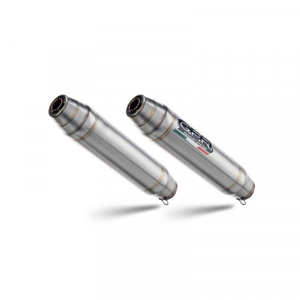 Ducati 848 2007-2013, Deeptone Inox, Dual Homologated legal slip-on exhaust including removable db k