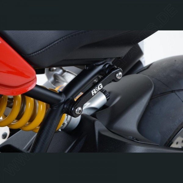 R&G Racing Rear Foot Rest Plates Ducati Monster 1200 R 2016-