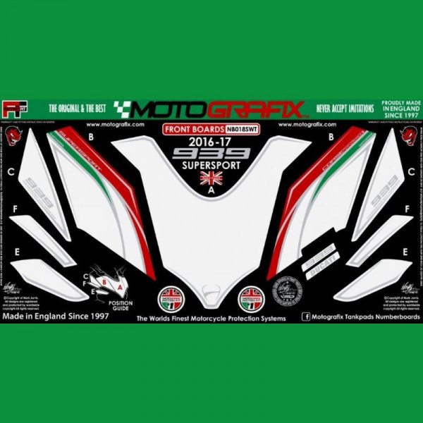 Motografix Stone Chip Protection front Ducati Supersport 939 2017- ND018SWT