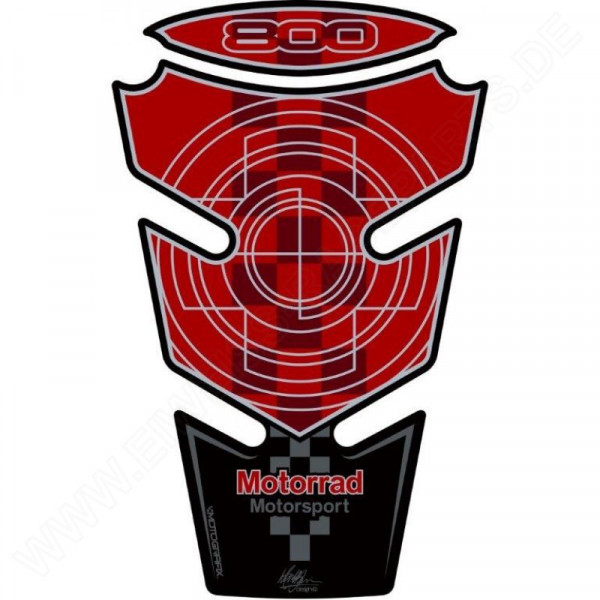 BMW F 800 R / S / ST Motografix 3D Gel Tank Pad Protector TB008R