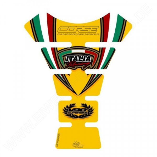 Ducati Corse V90° Motografix 3D Gel Tank Pad Protector TD007YE