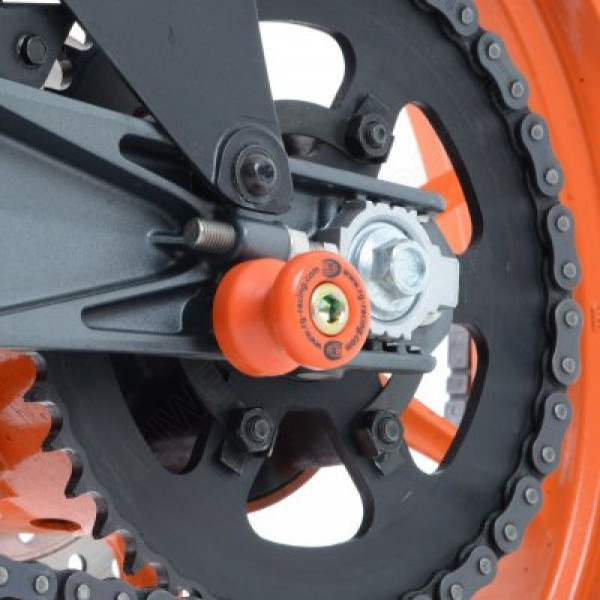 R&G Racing Swingarm Protectors "Orange" KTM RC 8 / RC 8 R