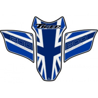Motografix 3D Gel Tank Pad Blue passend für Triumph Tiger 800 Motografix 3D Gel Tank Pad Blue passend für Triumph Tiger 800