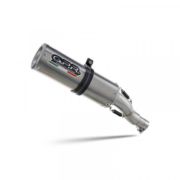 Cf Moto 700 CL-X Heritage 2025-2026, M3 Titanium Natural, Homologated legal slip-on exhaust includi