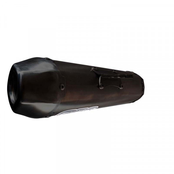 Voge SR4 2022-2023, Pentaroad Black, Homologated legal slip-on exhaust including removable db killer