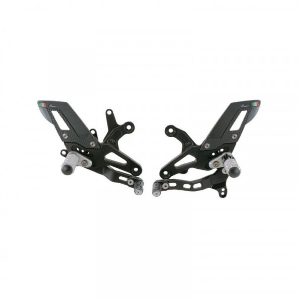 Lightech Fußrastenanlage "Road" Kawasaki ZX-6 R / 636 2005-