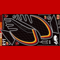 Motografix Tankschutz Knie Pads passend für BMW R NINE T R9T 2017 Motografix Tankschutz Knie Pads passend für BMW R NINE T R9T 2017