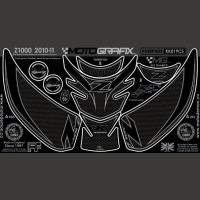 Motografix Fuel Tank Guard Knee Pads KAWASAKI Z1000 2010- KK019CS Motografix Fuel Tank Guard Knee Pads KAWASAKI Z1000 2010- KK019CS