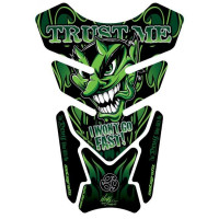 Motografix Trust Me I Wont Go Fast Green 3D Gel Tank Pad Protector Motografix Trust Me I Wont Go Fast Green 3D Gel Tank Pad Protector