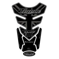 Motografix Triumph Triple Racing 3D Gel Tank Pad Protector TT014KS Motografix Triumph Triple Racing 3D Gel Tank Pad Protector TT014KS