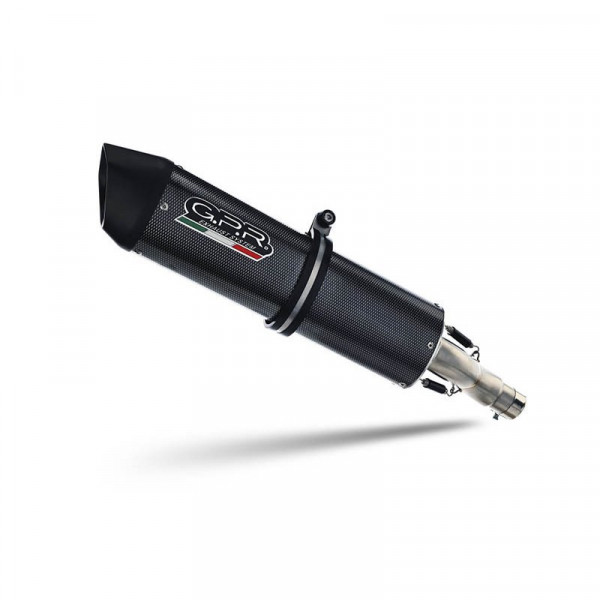 GPR Furore Evo4 Poppy Slip-On Auspuff passend für Malaguti Dune 125 2021–2023