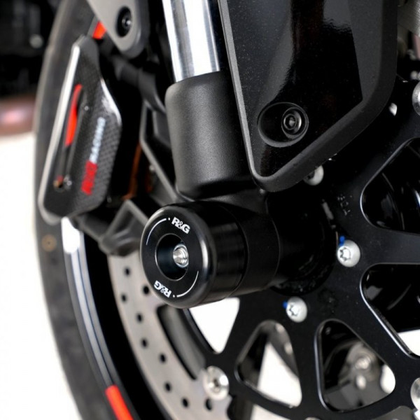 R&G Gabel Protektoren KTM 990 Duke / KTM 790 Duke 2018- / Duke 890 R 2020- / CF Moto 800 NK