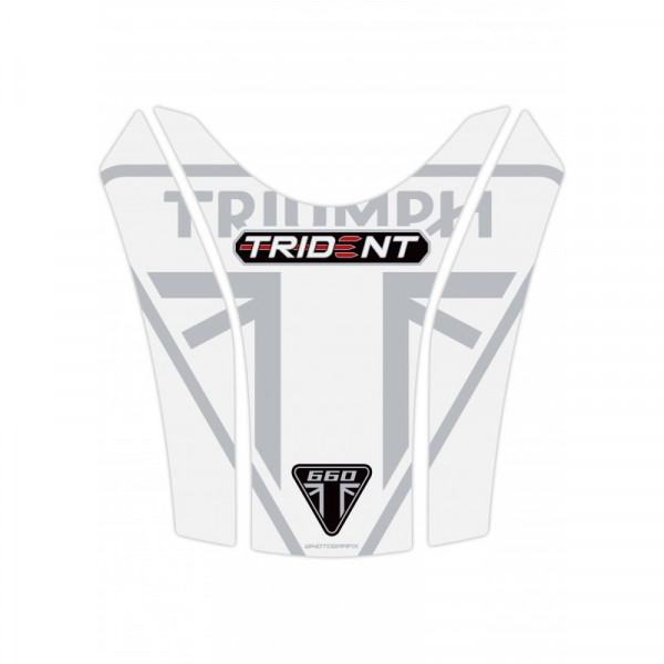 Triumph TRIDENT 660 3D Gel Motografix Tank Pad Protector TT048WS