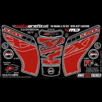 Motografix Fuel Tank Guard Knee Pads YAMAHA XJ6 DIVERSION 2010- KY013R Motografix Fuel Tank Guard Knee Pads YAMAHA XJ6 DIVERSION 2010- KY013R