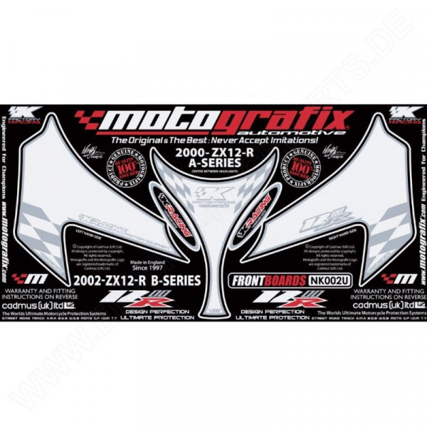 Motografix Stone Chip Protection front Kawasaki ZX-12 R 2000-2001 NK002U