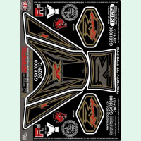 Motografix 3D Gel Tank Pad passend für Suzuki GSX-R 1000 Motografix 3D Gel Tank Pad passend für Suzuki GSX-R 1000