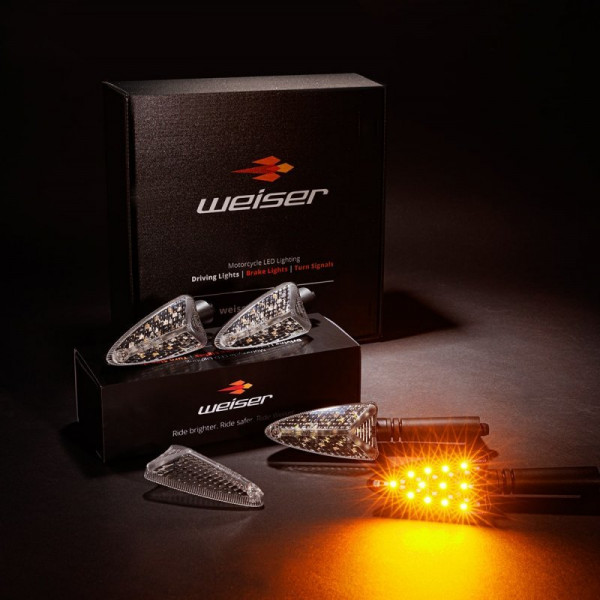 WEISER – 4er SET ARROW EXTREME EVO LED Bernstein Blinker mit hoher Intensität