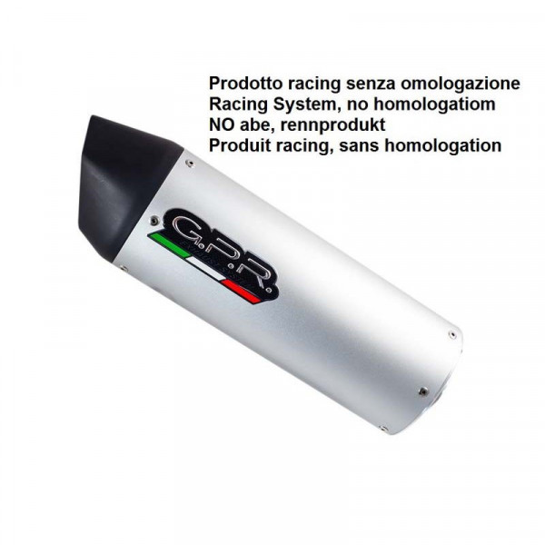 Tuning TUNING 1980-2021, Furore alluminio, Universal racing silencer, without link pipe Inner Cup In