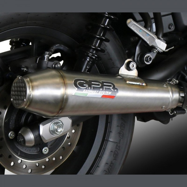 GPR Exhaust Zontes 350 X1 2022/2023 e5 Homologated slip-on exhaust Ultracone