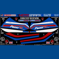 Motografix Fuel Tank Guard Knee Pads fits BMW F800 R 2015 Motografix Fuel Tank Guard Knee Pads fits BMW F800 R 2015